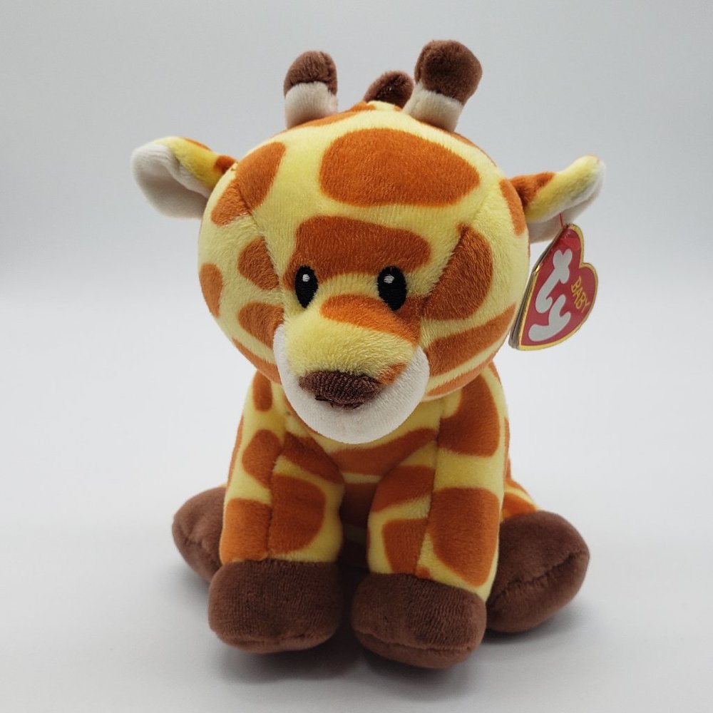 Retired! BABY TY "Gracie" Ultra Soft Giraffe Stuffed Animal - AS IS